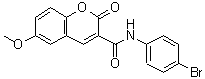 CAS#: 314272-99-6， N-(4-Bromophenyl)-6-Methoxy-2-Oxo-2H-Chromene-3-Carboxamide