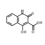 CAS 登录号：31507-72-9， 4-羟基-2-硫代-1,2-二氢-3-喹啉羧酸