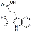 结构式 CAS# 31529-28-9, 3-(2-羧基乙基)-1H-吲哚-2-羧酸
