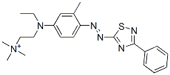 CAS#: 31616-66-7， 2-[Ethyl-[3-Methyl-4-[(3-Phenyl-1,2,4-Thiadiazol-5-Yl)Diazenyl]Phenyl]Amino]Ethyl-Trimethylazanium