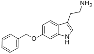 结构式 CAS# 31677-74-4, 3-(2-氨基乙基)-6-苄氧基吲哚