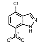 CAS#: 316810-81-8， 4-Chloro-7-Nitro-1H-Indazole