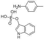 结构式 CAS# 31699-61-3, 3-吲哚酚磷酸酯对甲苯胺盐