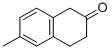structure of CAS# 31706-57-7, 6-Methyl-2-Tetralone;6-METHYL-2-TETRALONE