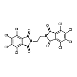 CAS#: 31738-06-4， 2,2'-(1,2-Ethanediyl)Bis(4,5,6,7-Tetrachloro-1H-Isoindole-1,3(2H)-Dione)