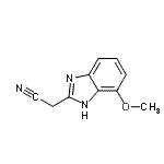 CAS#: 317817-41-7， (4-Methoxy-1H-Benzimidazol-2-Yl)Acetonitrile