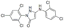 CAS 登录号：3182-02-3， 5-[(2,4-二氯苯基)氨基]-2-(2,4,6-三氯苯基)-4H-吡唑-3-酮