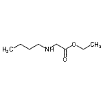 structure of CAS# 3182-83-0, Ethyl N-Butylglycinate;Butylamino-acetic acid ethyl ester;ethyl 2-(butylamino)acetate