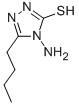 structure of CAS# 31821-69-9, 4-Amino-5-Butyl-4H-[1,2,4]Triazole-3-Thiol;Sbb015157;Zinc01767309