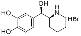 CAS#: 31842-61-2， 4-[(S)-Hydroxy-[(2R)-Piperidin-2-Yl]Methyl]Benzene-1,2-Diol Hydrobromide