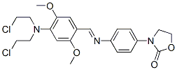 CAS#: 31847-13-9， 3-[4-[[4-[Bis(2-Chloroethyl)Amino]-2,5-Dimethoxyphenyl]Methylideneamino]Phenyl]-1,3-Oxazolidin-2-One
