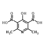CAS#: 31872-55-6， 2,6-Dimethyl-3,5-Dinitro-4-Pyridinol