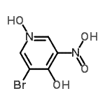 CAS#: 31872-66-9， 3-Bromo-5-Nitro-4-Pyridinol 1-Oxide