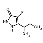 CAS#: 319459-72-8， 5-Sec-Butyl-4-Fluoro-1,2-Dihydro-3H-Pyrazol-3-One