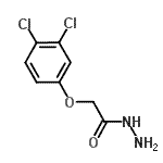 structure of CAS# 32022-41-6, 2-(3,4-Dichlorophenoxy)Acetohydrazide;2-(3,4-Dichlorophenoxy)acetohydrazide;MFCD03419405