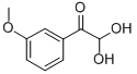 structure of CAS# 32025-65-3, 3-Methoxy-alpha-Oxo-Benzeneacetaldehyde;2-(3-Methoxyphenyl)-2-Oxo-Acetaldehyde;2-Keto-2-(3-Methoxyphenyl)Acetaldehyde;2-(3-Methoxyphenyl)-2-Oxo-Ethanal