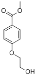 structure of CAS# 3204-73-7, 4-(2-Hydroxyethoxy)Benzoic Acid Methyl Ester;4-(2-Hydroxyethoxy)Benzoic Acid Methyl Ester;Ai3-23241;Benzoic Acid, 4-(2-Hydroxyethoxy)-, Methyl Ester