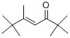 structure of CAS# 3205-31-0, 2,2,5,6,6-Pentamethylhepten-3-One;2,2,5,6,6-Pentamethylhept-4-En-3-One;Zinc04692754;Zinc01758192