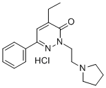 CAS#: 32058-64-3， 4-Ethyl-6-Phenyl-2-(2-Pyrrolidin-1-Ylethyl)Pyridazin-3-One Hydrochloride