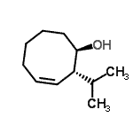 CAS#: 320743-11-1， (1R,2R,3Z)-2-Isopropyl-3-Cycloocten-1-Ol