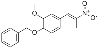 CAS 登录号：321125-48-8， 1-(4-苄氧基-3-甲氧基苯基)-2-硝基丙烯
