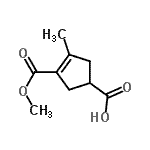 CAS#: 32116-54-4， 3-(Methoxycarbonyl)-4-Methyl-3-Cyclopentene-1-Carboxylic Acid