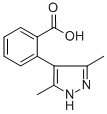 structure of CAS# 321309-43-7, 2-(3,5-Dimethyl-1H-Pyrazol-4-Yl)Benzoic Acid;2-(3,5-DIMETHYL-1H-PYRAZOL-4-YL)BENZOIC ACID;4-(2-CARBOXYPHENYL)-3,5-DIMETHYLPYRAZOLE