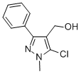 structure of CAS# 321538-17-4, (5-Chloro-1-Methyl-3-Phenyl-1H-Pyrazol-4-Yl)Methanol;(5-CHLORO-1-METHYL-3-PHENYL-1H-PYRAZOL-4-YL)METHANOL;5-CHLORO-1-METHYL-3-PHENYL-1H-PYRAZOLE-4-METHANOL