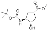 CAS#: 321744-21-2， (1S,2R,4S)-N-Boc-1-Amino-2-Hydroxycyclopentane-4-Carboxylic Acid Methyl Ester