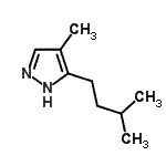 CAS#: 321864-89-5， 4-Methyl-5-(3-Methylbutyl)-1H-Pyrazole