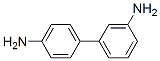 structure of CAS# 32316-90-8, 3-(4-Aminophenyl)Aniline;[3-(4-Aminophenyl)Phenyl]Amine;4-13-00-00363 (Beilstein Handbook Reference);Brn 2965370
