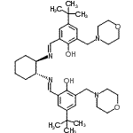 结构式 CAS# 323193-85-7, 2,2'-{(1R,2R)-1,2-环己烷二基二[次氮基(E)甲基亚基]}二[4-(2-甲基-2-丙基)-6-(4-吗啉基甲基)苯酚]