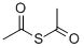 structure of CAS# 3232-39-1, Acetyl Sulfide;Ethanethioic Acid S-Acetyl Ester;S-Ethanoyl Ethanethioate;Thioacetic Anhydride