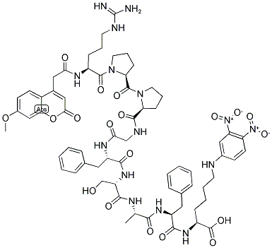 CAS#: 323577-36-2， Mca-Arg-Pro-Pro-Gly-Phe-Ser-Ala-Phe-Lys(Dnp)-OH