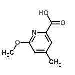 CAS#: 324028-98-0， 6-Methoxy-4-Methyl-2-Pyridinecarboxylic Acid