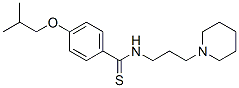 CAS 登录号:32417-04-2, 4-(2-甲基丙氧基)-N-(3-哌啶-1-基丙基)硫代苯甲酰胺