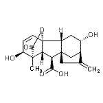 CAS#: 32450-00-3， (1R,2R,4S,5R,8R,9S,10R,11S,12S)-4,12-Dihydroxy-11-Methyl-6-Methylene-16-Oxo-15-Oxapentacyclo[9.3.2.1<Sup>5,8</Sup>.0<Sup>1,10</Sup>.0<Sup>2,8</Sup>]Heptadec-13-Ene-9-Carboxylic Acid