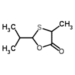 CAS#: 324519-02-0， 2-Isopropyl-4-Methyl-1,3-Oxathiolan-5-One