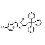 CAS#: 3249-94-3， (2R,3R,3aS,9aS)-2-[(Trityloxy)methyl]-2,3,3a,9a-tetrahydro-4aH-furo[2',3':4,5][1,3]oxazolo[3,2-a]pyrimidine-3,6-diol