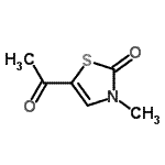 CAS#: 32497-13-5， 5-Acetyl-3-Methyl-1,3-Thiazol-2(3H)-One