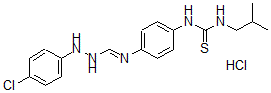 CAS 登录号：32503-00-7， 3-[4-[[2-(4-氯苯基)肼基]亚甲基氨基]苯基]-1-(2-甲基丙基)硫脲盐酸盐