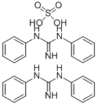 结构式 CAS# 32514-47-9, 1,3-二苯基胍硫酸盐