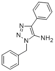 structure of CAS# 32515-07-4, 1-Benzyl-4-Phenyl-1H-1,2,3-Triazol-5-Amine;5-Phenyl-3-(Phenylmethyl)-4-Triazolamine;[3-(Benzyl)-5-Phenyl-Triazol-4-Yl]Amine;5-Phenyl-3-(Phenylmethyl)-1,2,3-Triazol-4-Amine