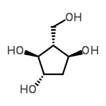CAS#: 325480-60-2， (1S,2S,3R,4S)-3-(Hydroxymethyl)Cyclopentane-1,2,4-Triol
