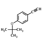 CAS#: 32569-86-1， 1-Ethynyl-4-[(2-Methyl-2-Propanyl)Oxy]Benzene