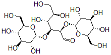 CAS#: 32581-33-2， (2R,3S,4R,5R)-4,5,6-Trihydroxy-2,3-Bis[[(2R,3R,4S,5S,6R)-3,4,5-Trihydroxy-6-(Hydroxymethyl)Oxan-2-Yl]Oxy]Hexanal