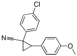 CAS#: 32589-54-1， 1-(4-Chlorophenyl)-2-(4-Methoxyphenyl)Cyclopropane-1-Carbonitrile