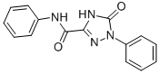 structure of CAS# 32589-62-1, 2,5-Dihydro-5-Oxo-1-Phenyl-1H-1,2,4-Triazole-3-Carboxylic acid phenylamide;2,5-Dihydro-5-Oxo-1-Phenyl-1H-1,2,4-Triazole-3-Carboxylicacidphenylamide;4,5-Dihydro-5-Oxo-1,N-Diphenyl-1H-1,2,4-Triazole-3-Carboxamide