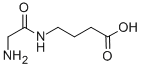 structure of CAS# 32595-49-6, Glycyl-4-aminobutyric Acid;4-[(2-Amino-1-Oxoethyl)Amino]Butanoic Acid;4-(Glycylamino)Butyric Acid;4-(2-Aminoethanoylamino)Butanoic Acid
