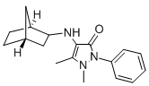 CAS 登录号：32597-38-9， 4-(6-双环[2.2.1]庚烷基氨基)-1,5-二甲基-2-苯基吡唑-3-酮